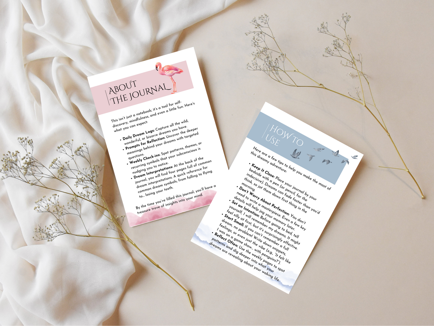 Dream Journal (Print Bundle)