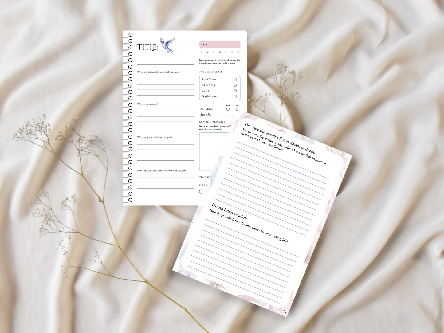 Dream Journal (Print Bundle)