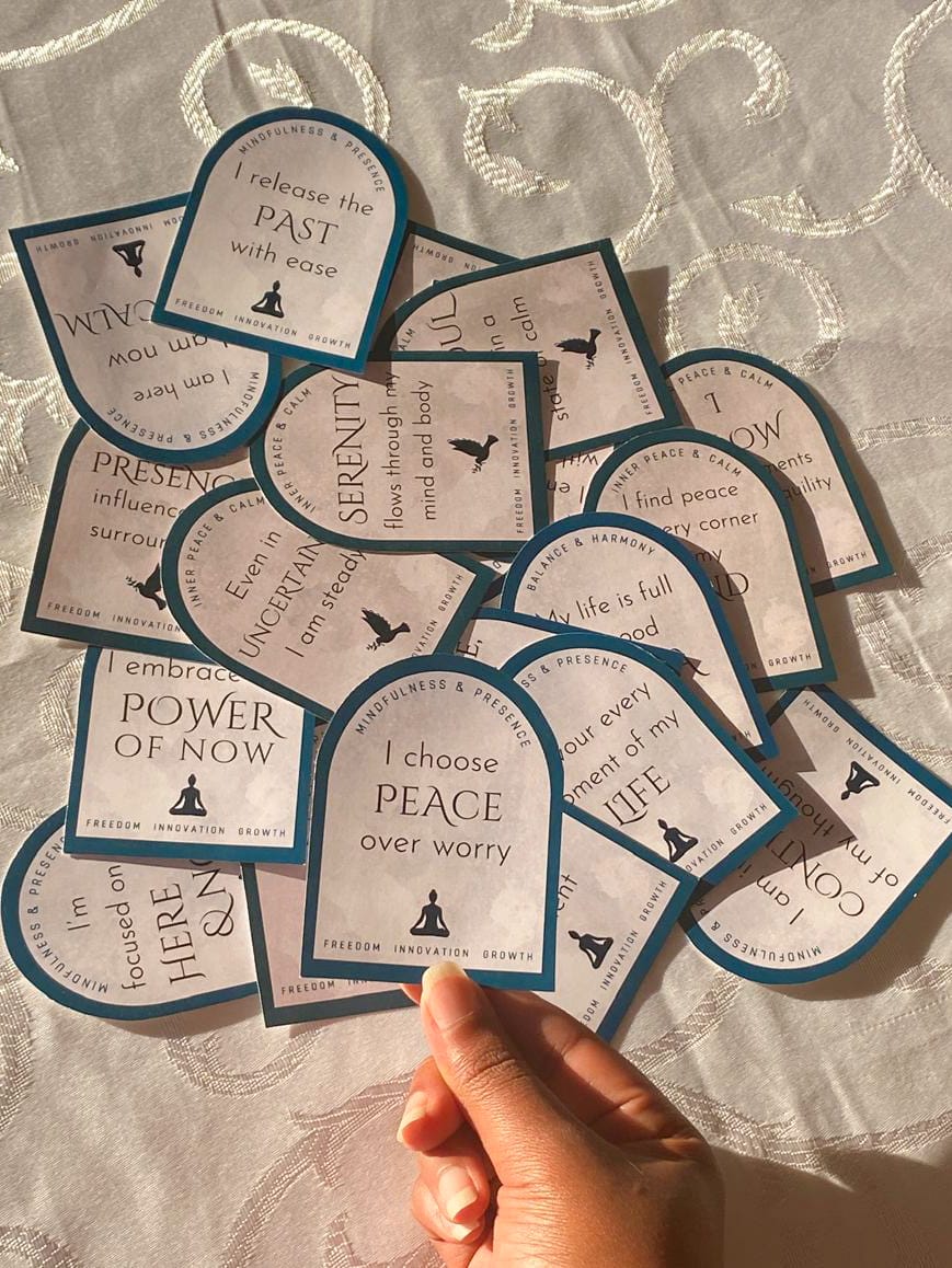 Blue Bundle Affirmation Cards
