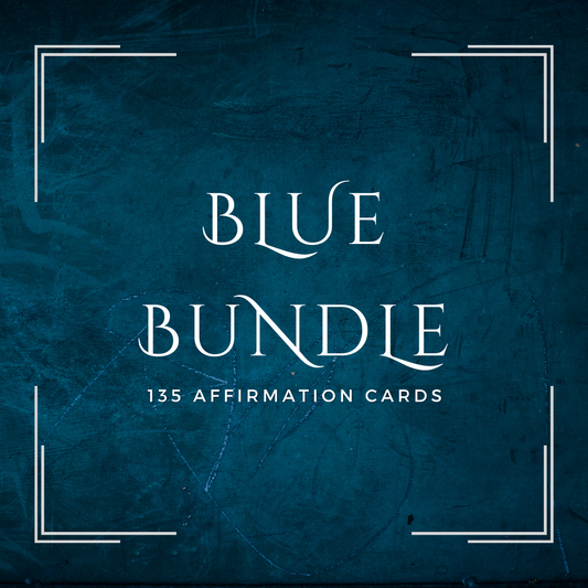Blue Bundle Affirmation Cards