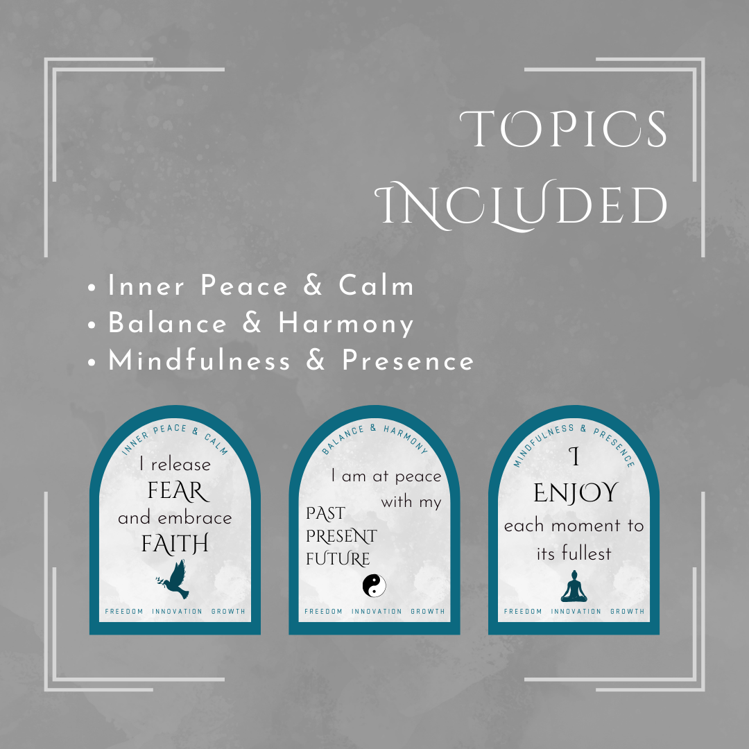 Blue Bundle Affirmation Cards